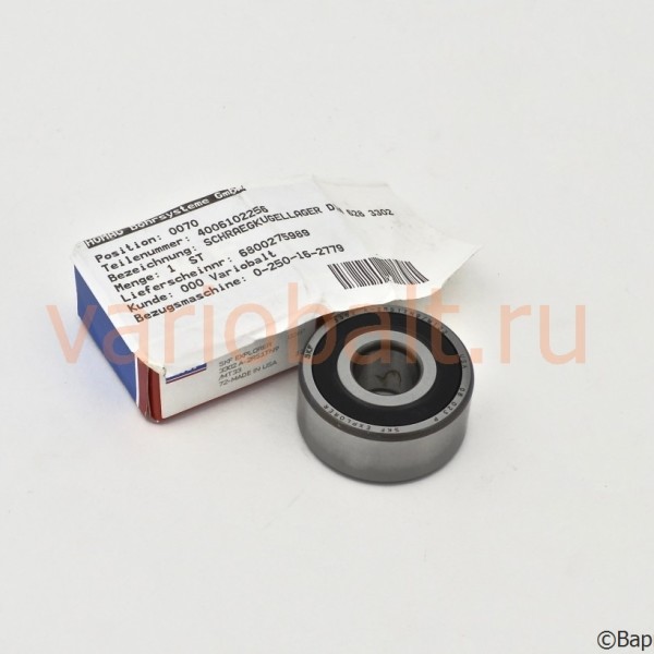 4-006-10-2256_радиально-упорный_подшипник_запчасти_weeke_din 628 3302