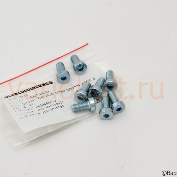4-001-10-0003_болт_винт_м8х16_din-7984_запчасти_homag_brandt_weeke